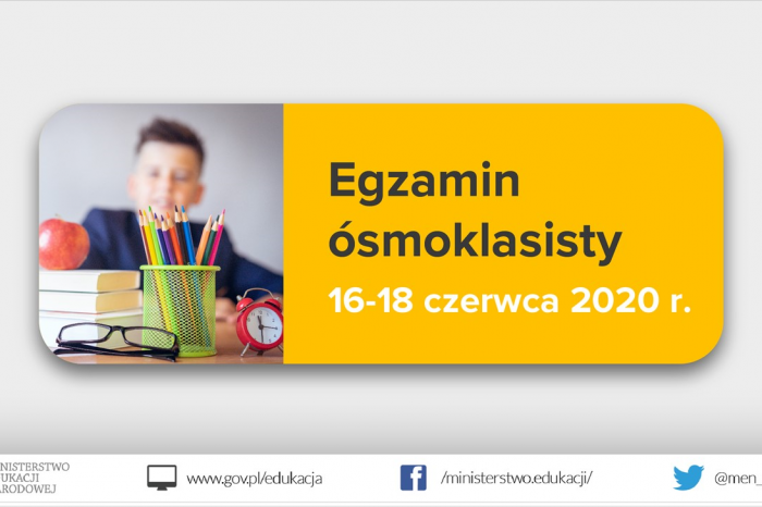 Zasady przeprowadzania i harmonogram egzaminów w 2020 r.